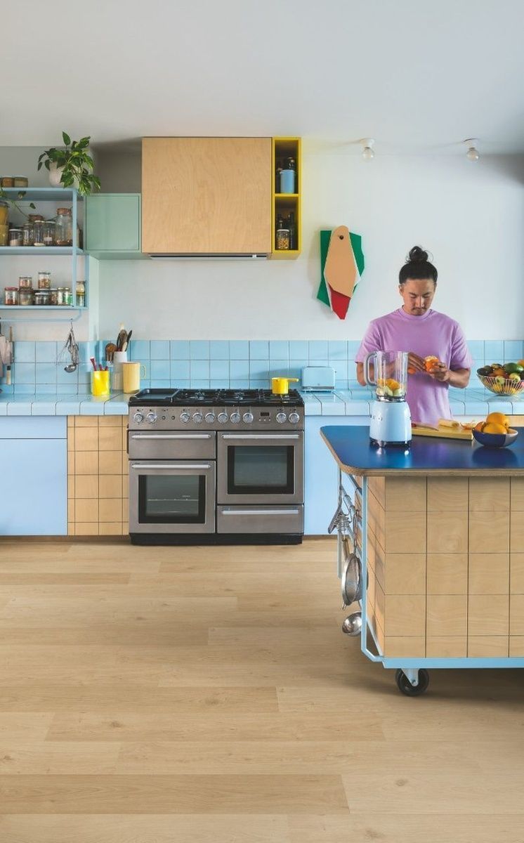 Вінілова підлога Quick Step Blos 40321 Дуб узбережний бежевий