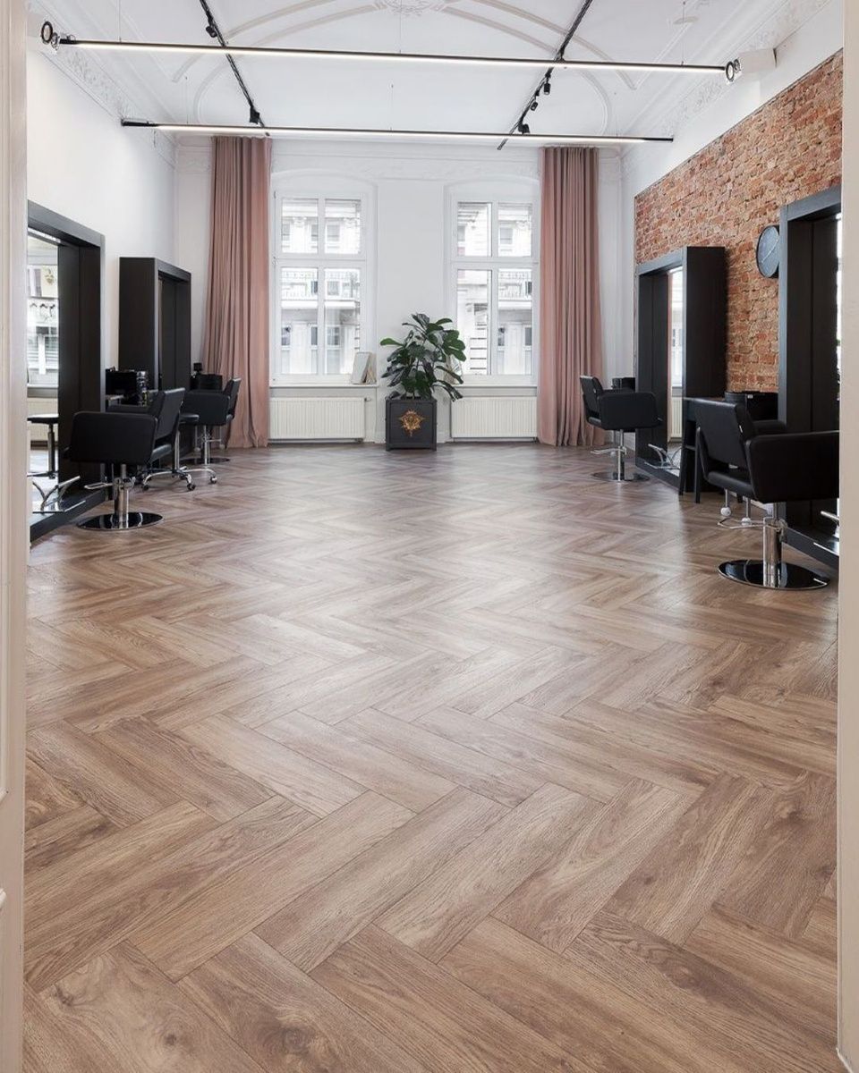 Вінілова підлога IVC Roots Herringbone 22220 Blackjack Oak