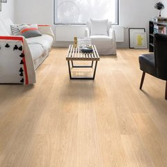 Ламинат Quick Step Largo 1283 Доска Дуба Белого Лакированного