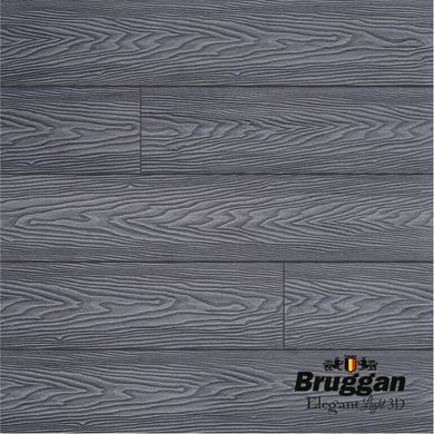 Террасная доска Bruggan Elegant Light 3D Graphite