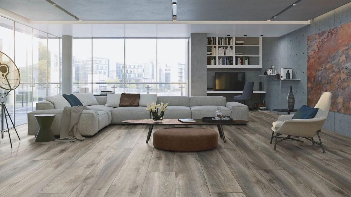 Ламинат My Floor Residence 1011 Дуб Макро Серый