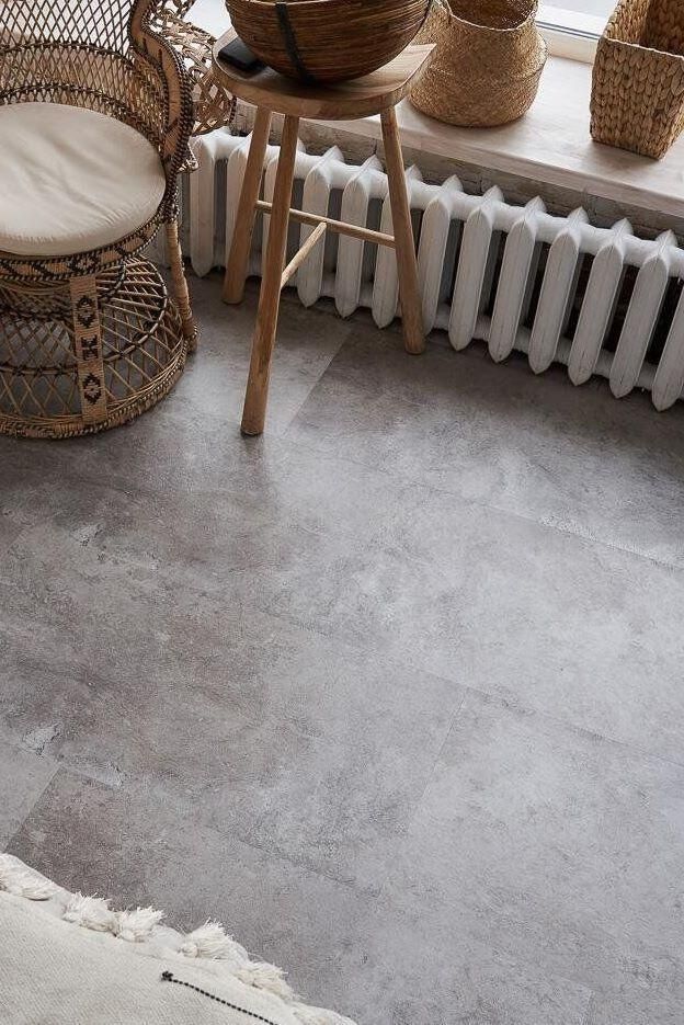 Виниловый пол Vinilam Ceramo 61605 Сланцевый Камень