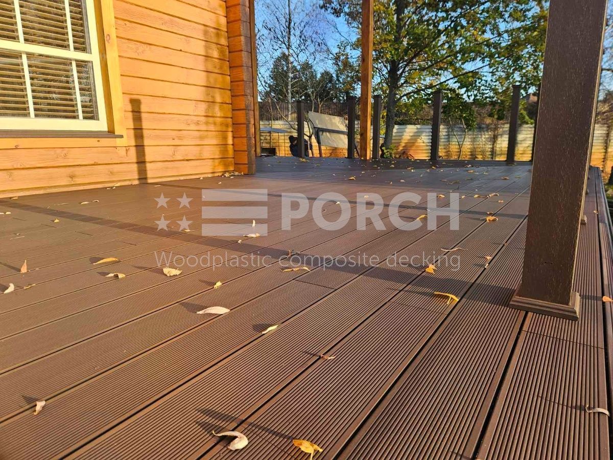 Терасна композитна дошка Porch Base Chocolate