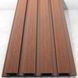 Панель фасадна 3D рейка ДПК Teak