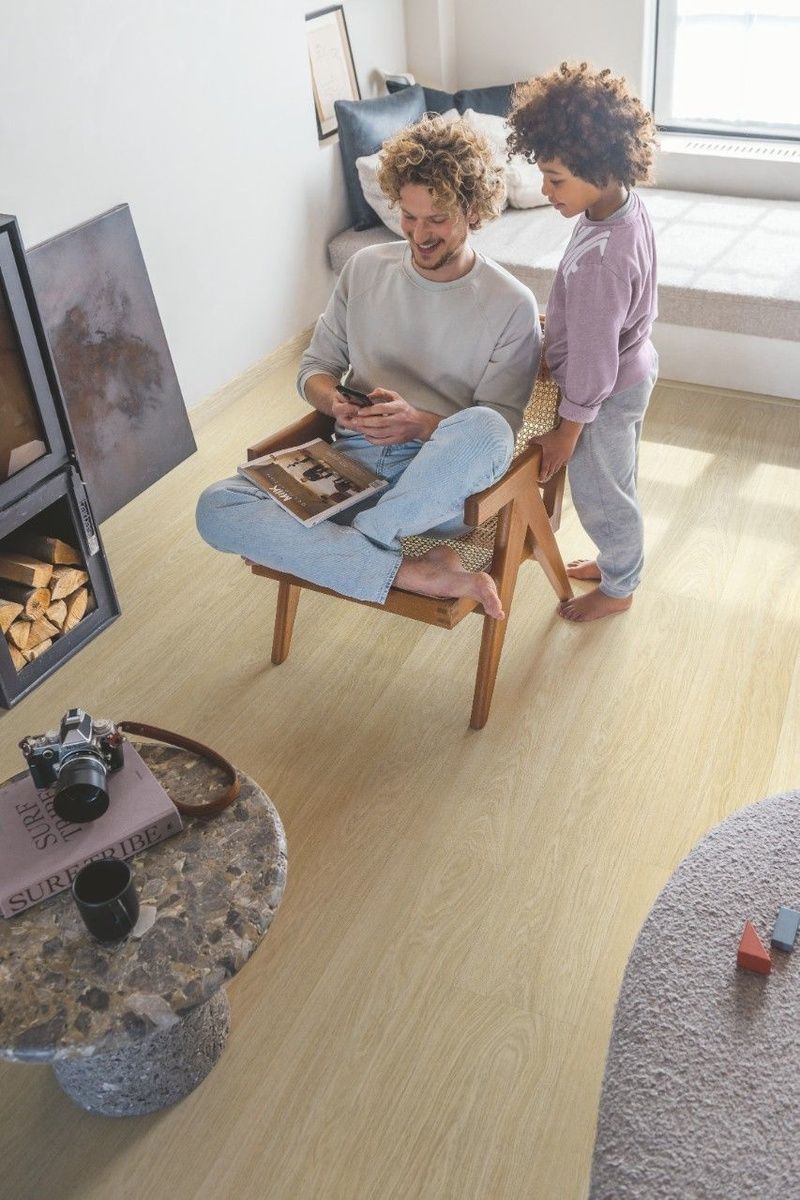 Виниловый пол Quick Step Fuse 20321 Дуб светлый натуральный ясный