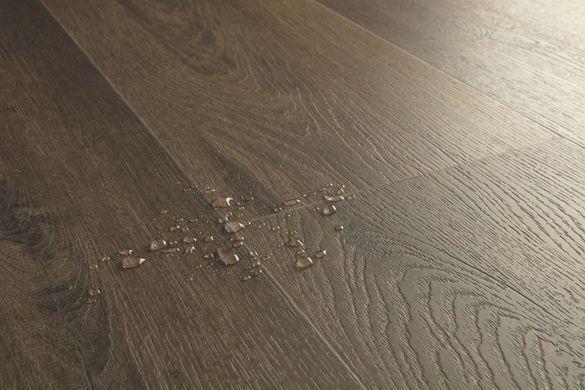 Вінілова підлога Quick Step Fuse 20330 Дуб темно-коричневий лляний
