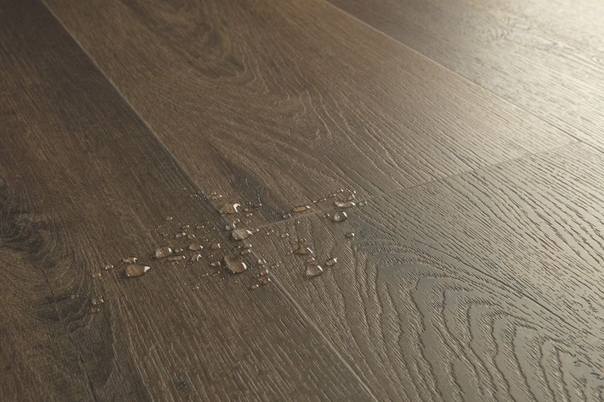 Виниловый пол Quick Step Fuse 20330 Дуб темно-коричневый льняной