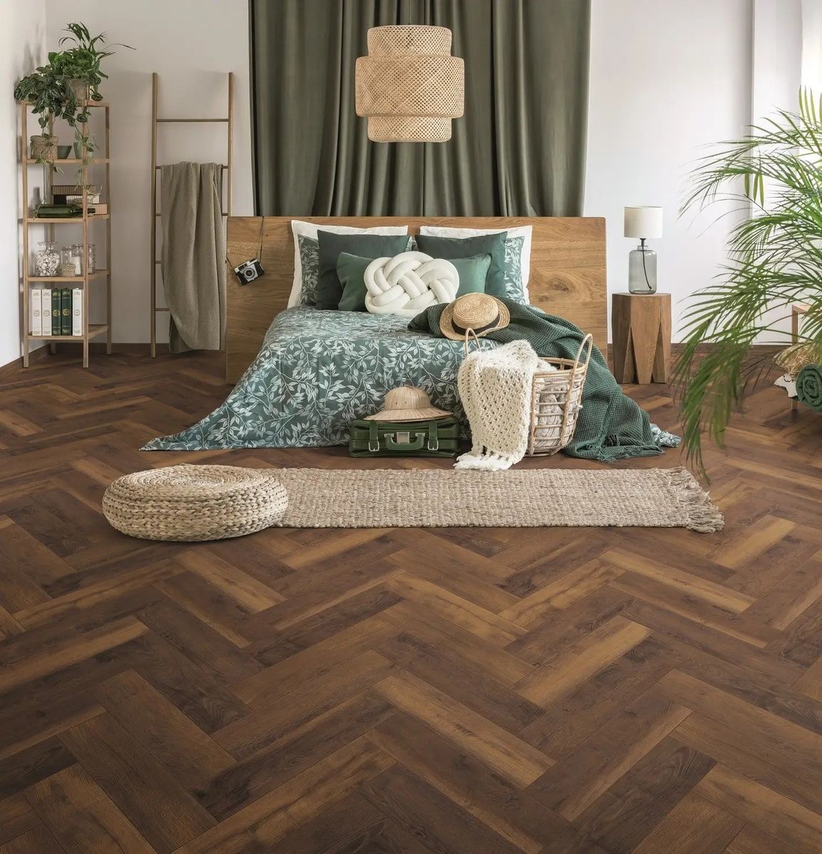 Ламінат Krono Original Herringbone К411 Дуб Лагуна