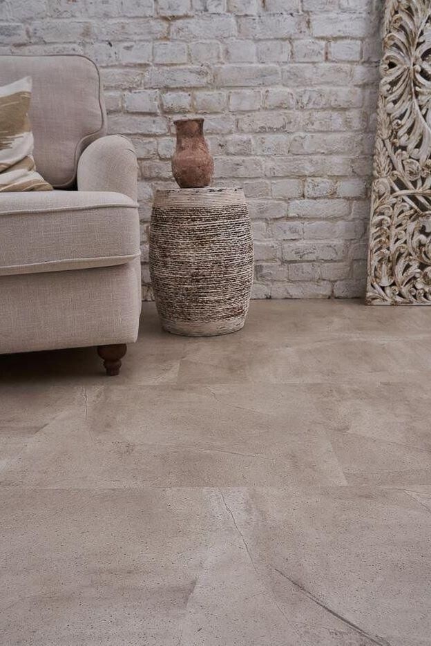 Вінілова підлога Vinilam Ceramo 61603 Бетонна суміш